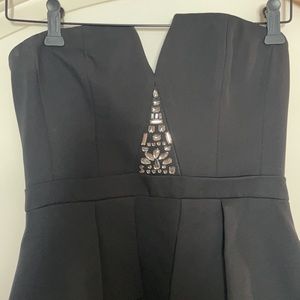 Bcbg black evening gown